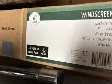 Windscherm, Ophalen of Verzenden, Zo goed als nieuw