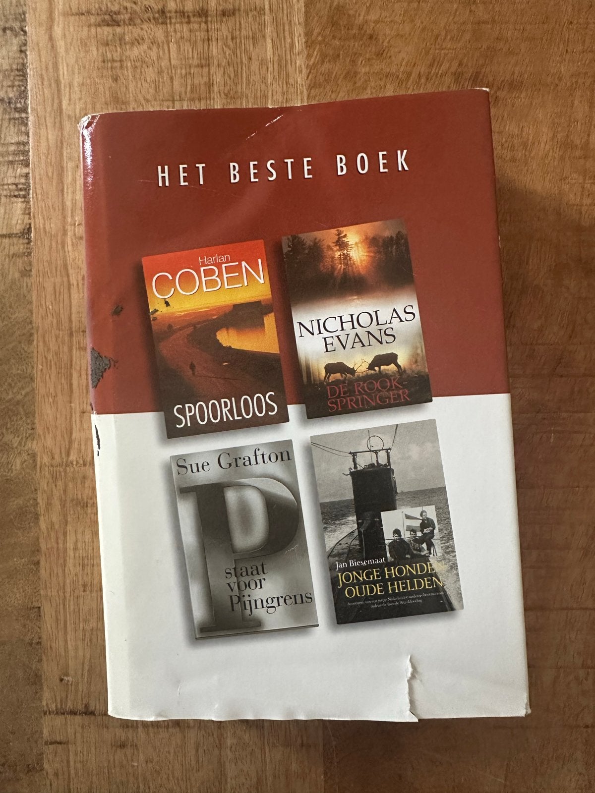 Het Beste Boek: Harlan Coben, Nicholas Evans, Sue Grafton, Ophalen of Verzenden, Gelezen, Nederland