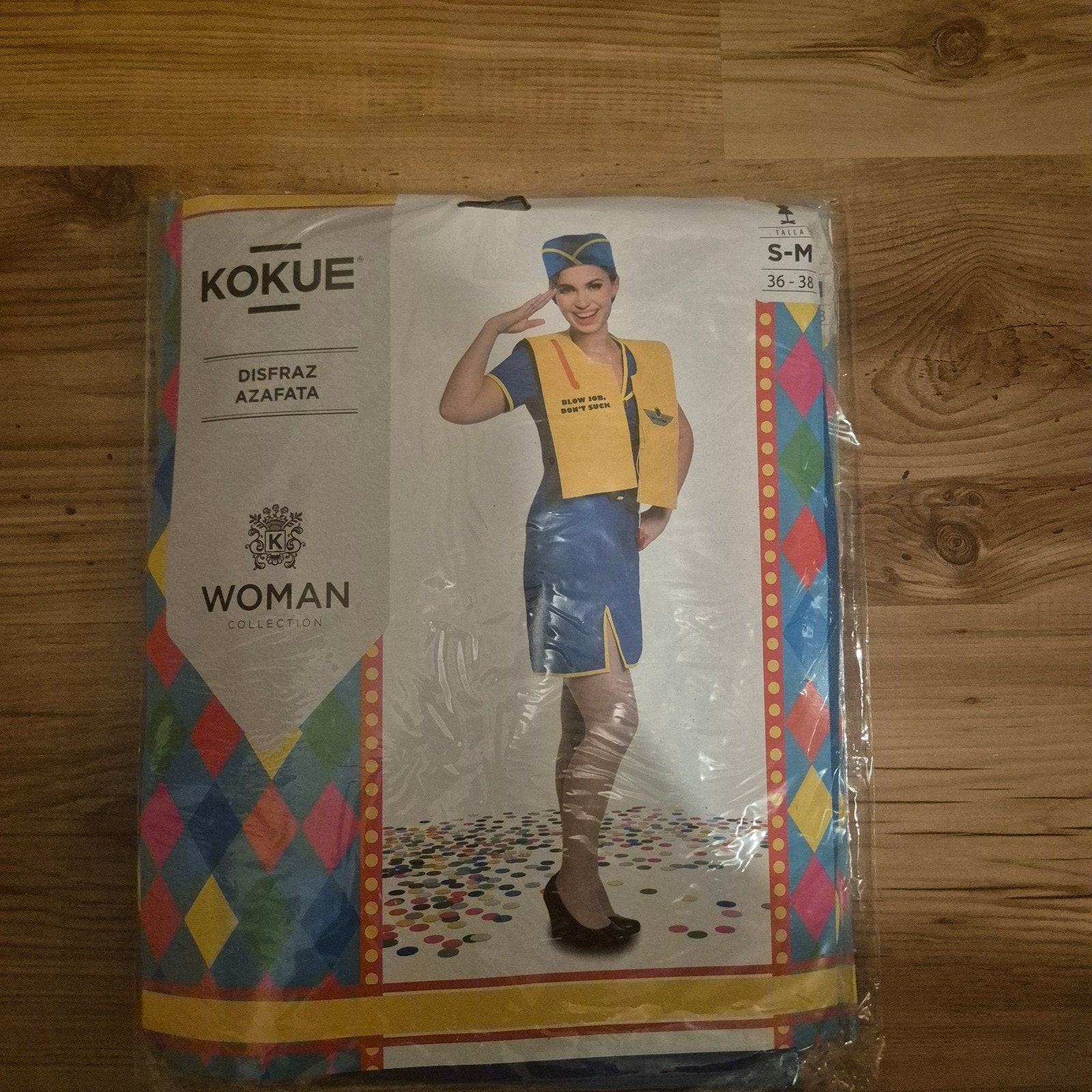Stewardess pakje S-M, Carnaval, Nieuw, Ophalen of Verzenden, Kleding