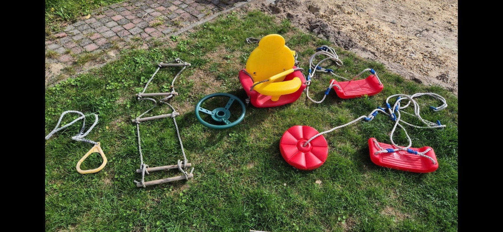 speeltoestel (hout) (onderdelen) glijbanen schommels, Kinderen en Baby's, Ophalen, Gebruikt, Glijbaan