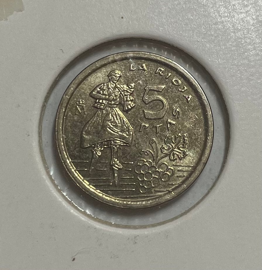 5 pesetas Spanje 1996, Ophalen of Verzenden, Overige landen