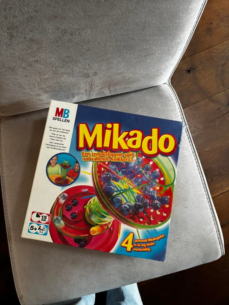 Mikado, Hobby en Vrije tijd, Gezelschapsspellen | Bordspellen, Drie of vier spelers, Ophalen of Verzenden, Gebruikt