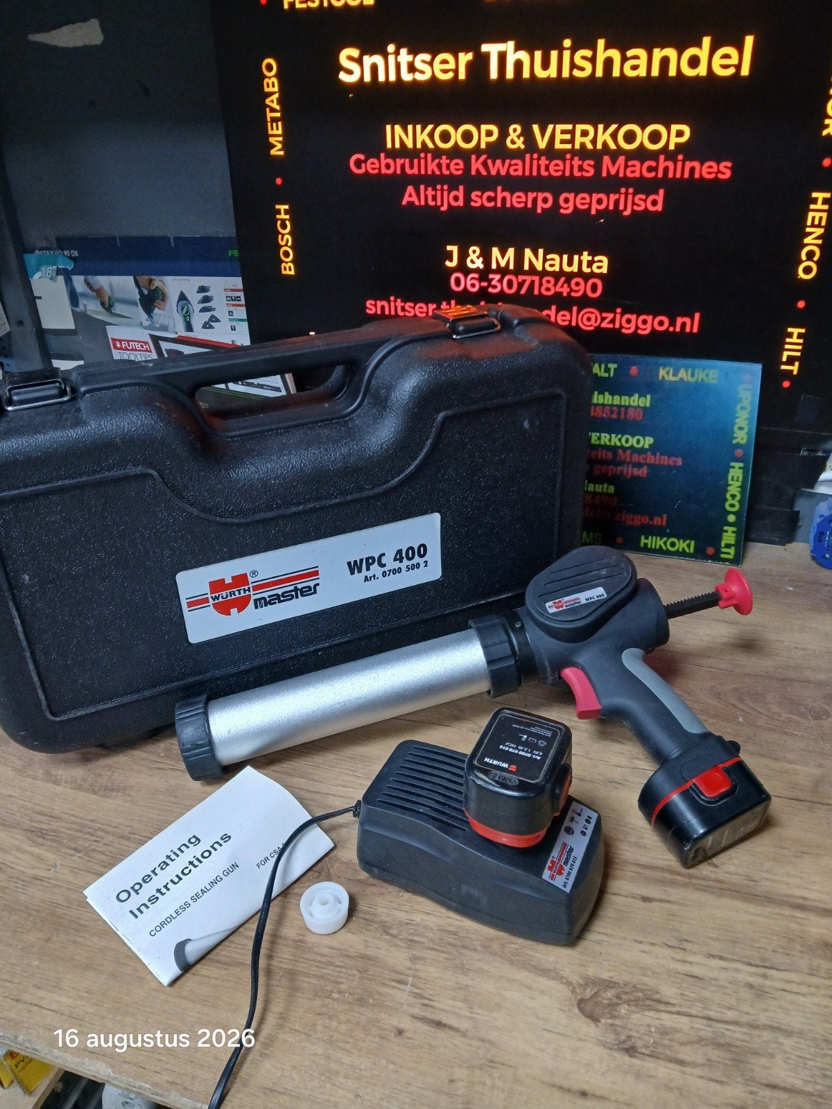 Wurth Kitpistool., -, Ophalen of Verzenden, Zo goed als nieuw, Kitspuit