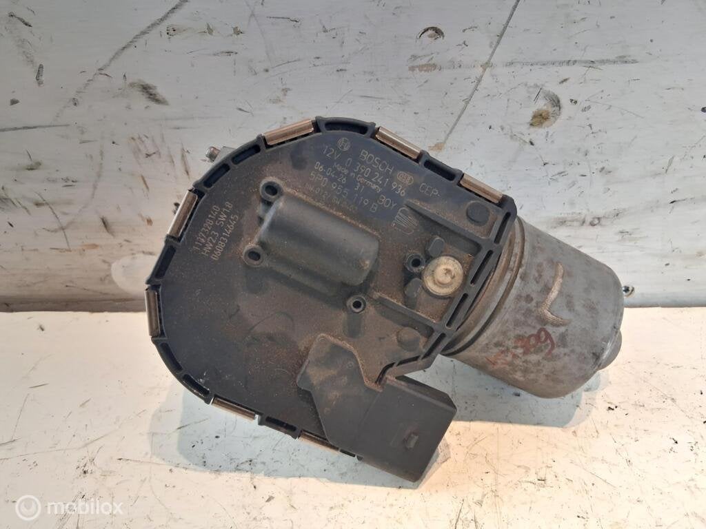 Ruitenwissermotor voor, Seat Altea 5P ('04-'15) 5P0955119B, Gebruikt, Ophalen of Verzenden, Seat