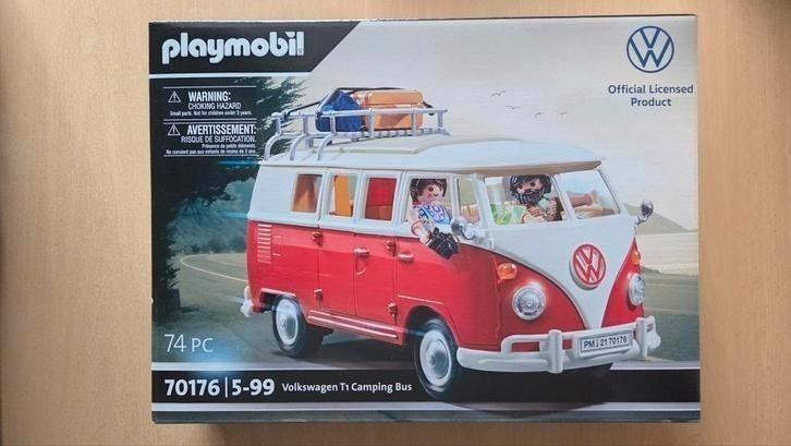 Playmobil 70176 t1 volkswagenbus nieuw, Ophalen of Verzenden, Nieuw