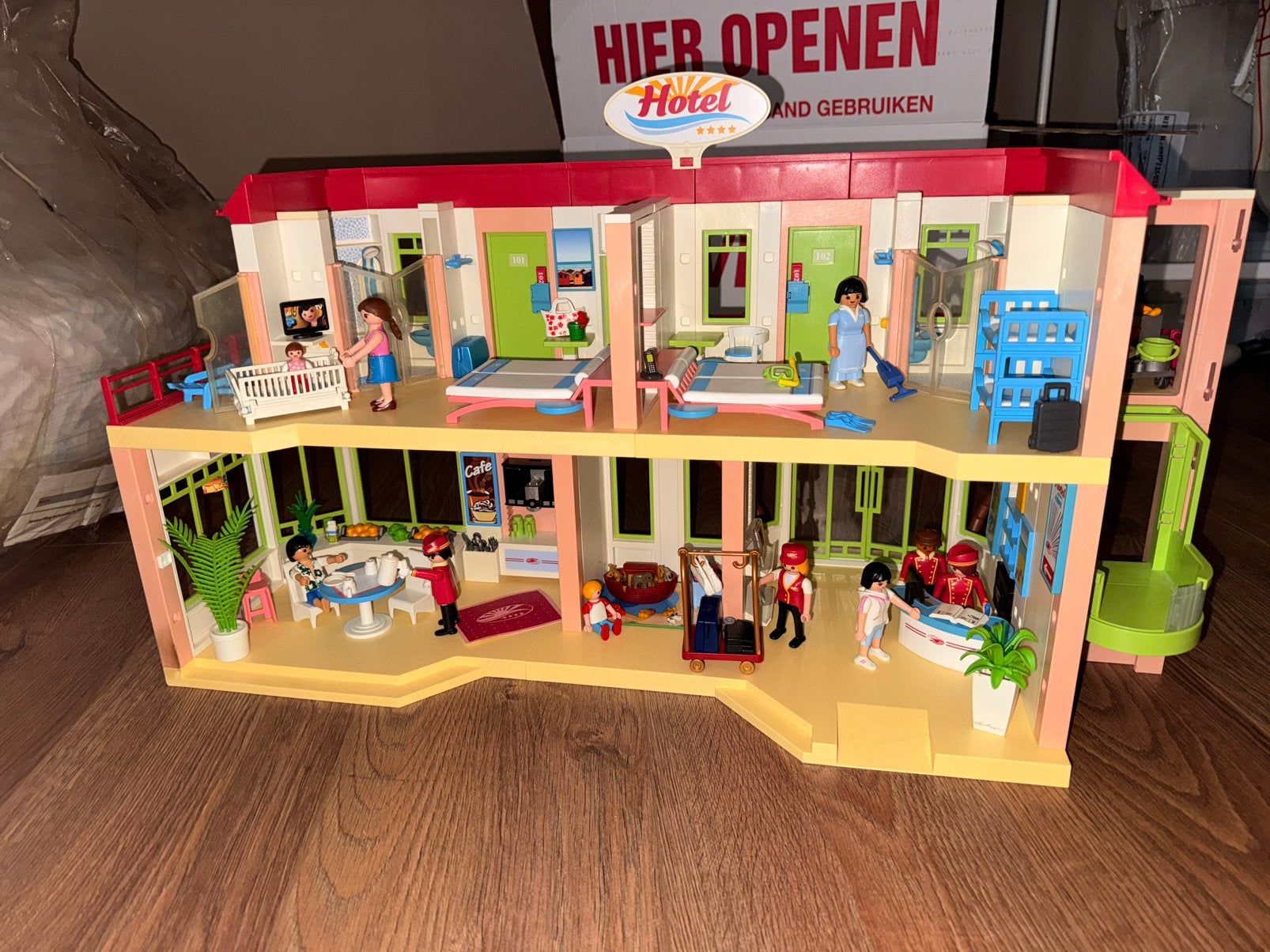 PLAYMOBIL Familiehotel, Ophalen, Gebruikt, Poppenhuis