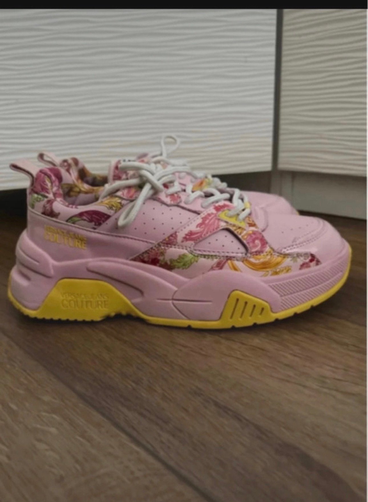 Versage Jeans  Contoure Sneakers 39, Ophalen of Verzenden, Versace, Roze, Sneakers of Gympen
