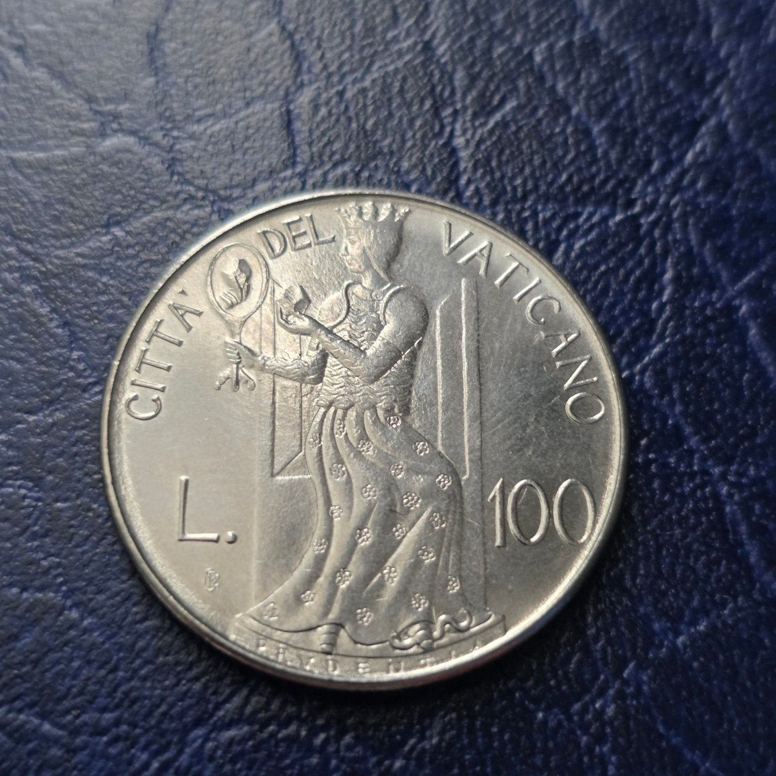 100 lire 1979 Vaticaan - Paus Johannes Paulus II, Ophalen of Verzenden, Overige landen, Losse munt