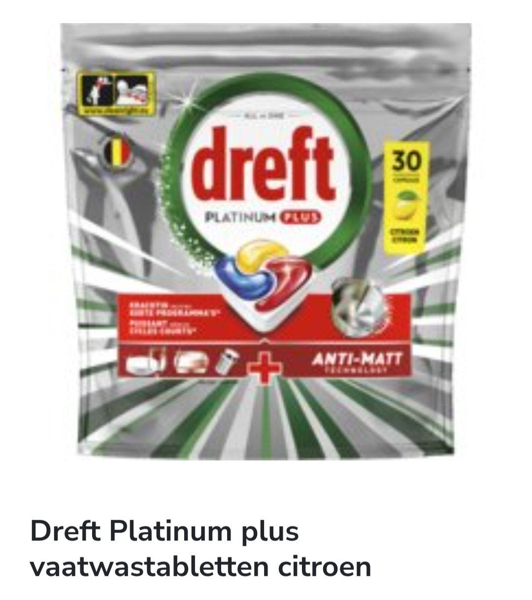 Dreft vaatwas tabletten 30 stuks, Ophalen of Verzenden