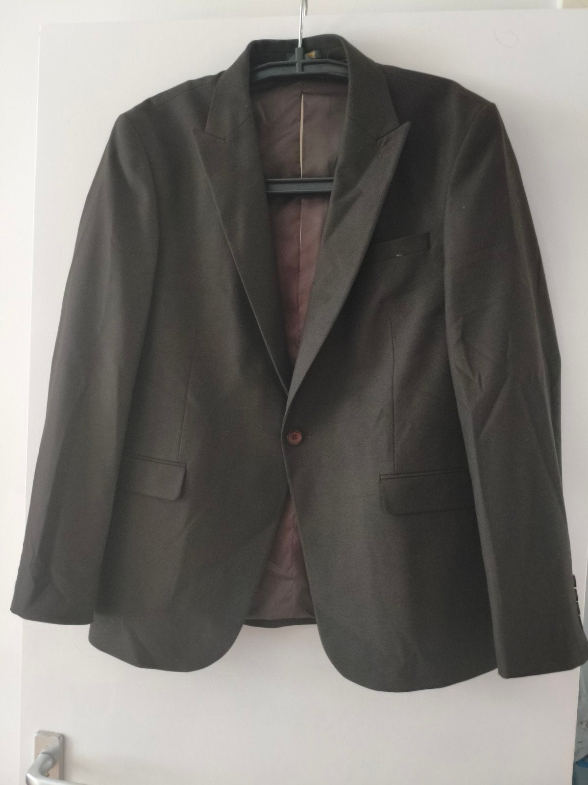 Stijlvol Heren Colbert - Maat 56 (XL), Bruin, Maat 56/58 (XL), Ophalen of Verzenden, Gedragen