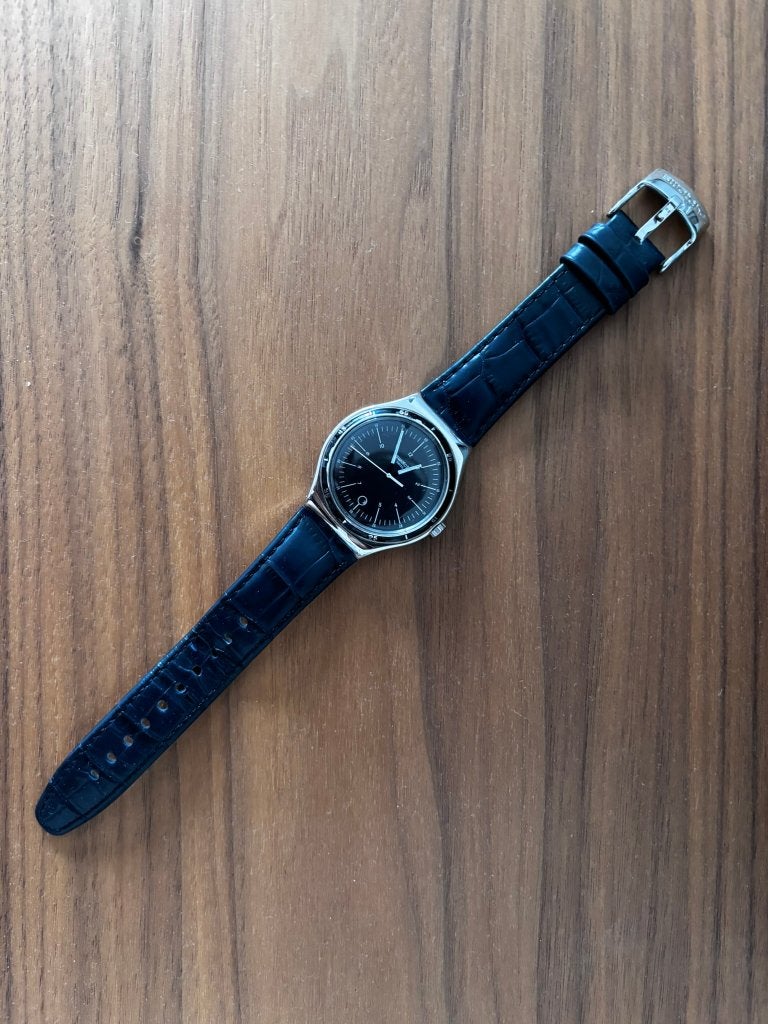 Swatch (Swiss), Leer, Staal, Polshorloge, Swatch