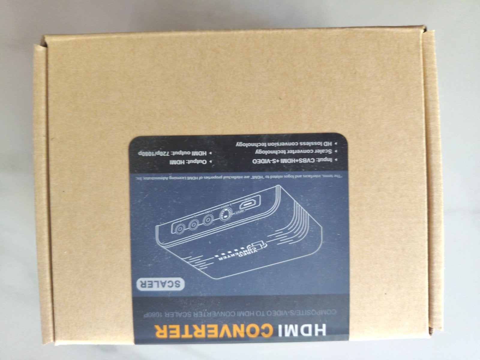 HDMI Converter Scaler 1080P CVBS+HDMI+S-VIDEO, Ophalen of Verzenden, Nieuw