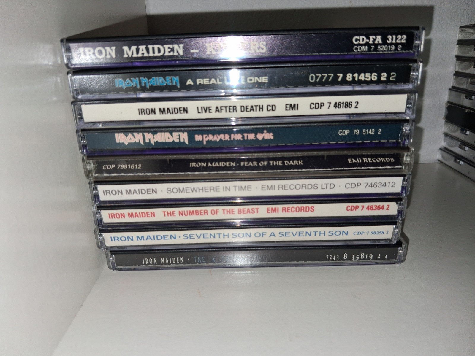 Grote collectie metal en hardrock CD's (o.a. Iron Maiden), Cd's en Dvd's, Verzenden, Gebruikt, Progressive metal, Album