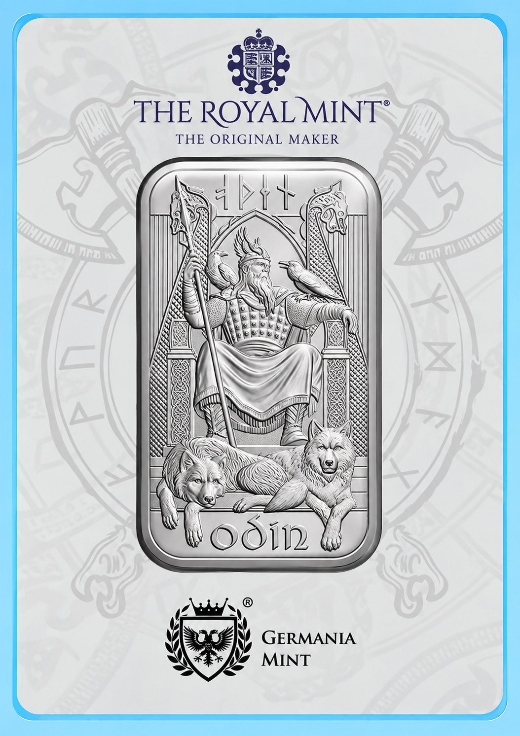 Odin 2024 1oz Silver The Royal Mint Germania Norse Gods 🇳🇴, Ophalen of Verzenden, Zilver