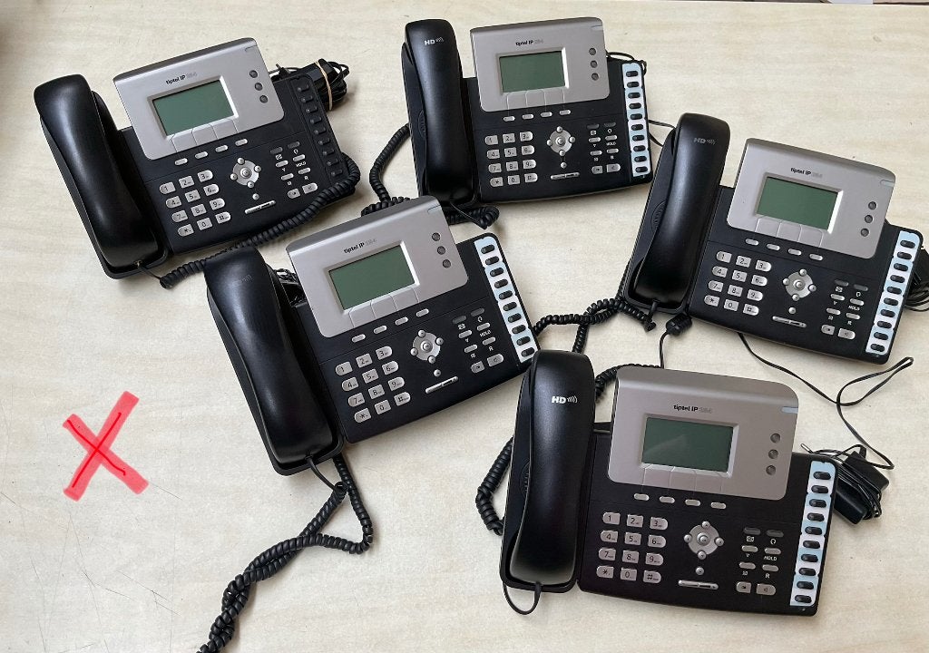 5 x Tiptel IP 284, Ophalen of Verzenden, Gebruikt