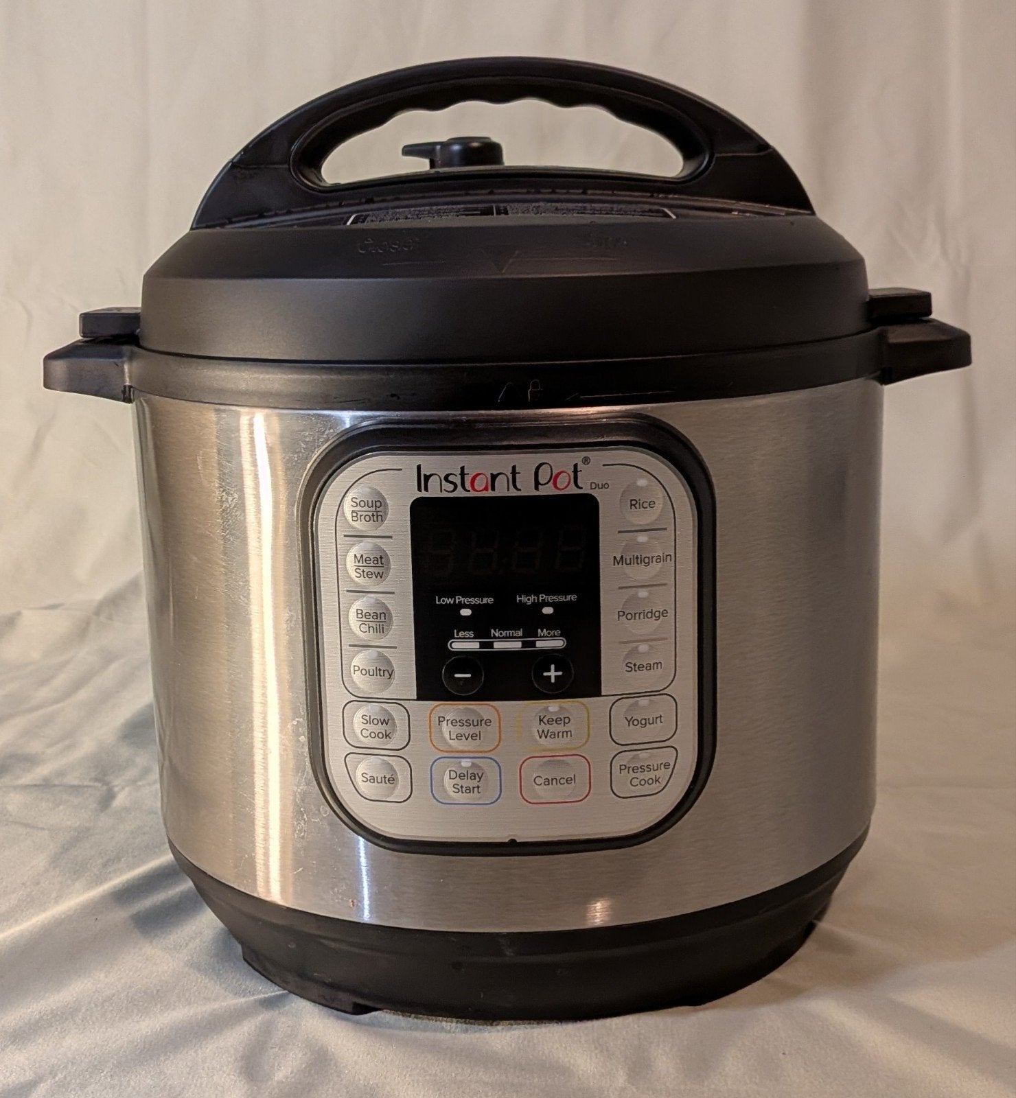 Instant Pot Duo 5,7L – bijna nieuw, compleet in doos, Ophalen of Verzenden, Zo goed als nieuw
