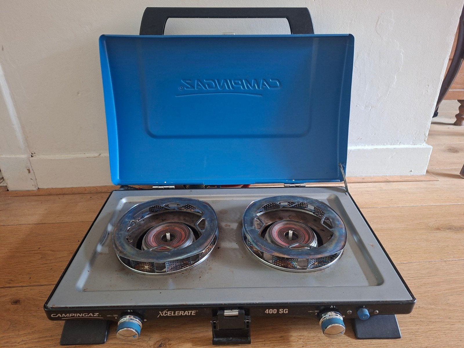 Campingaz Xcelerate 400 SG gasfornuis met grill, Ophalen, Gebruikt
