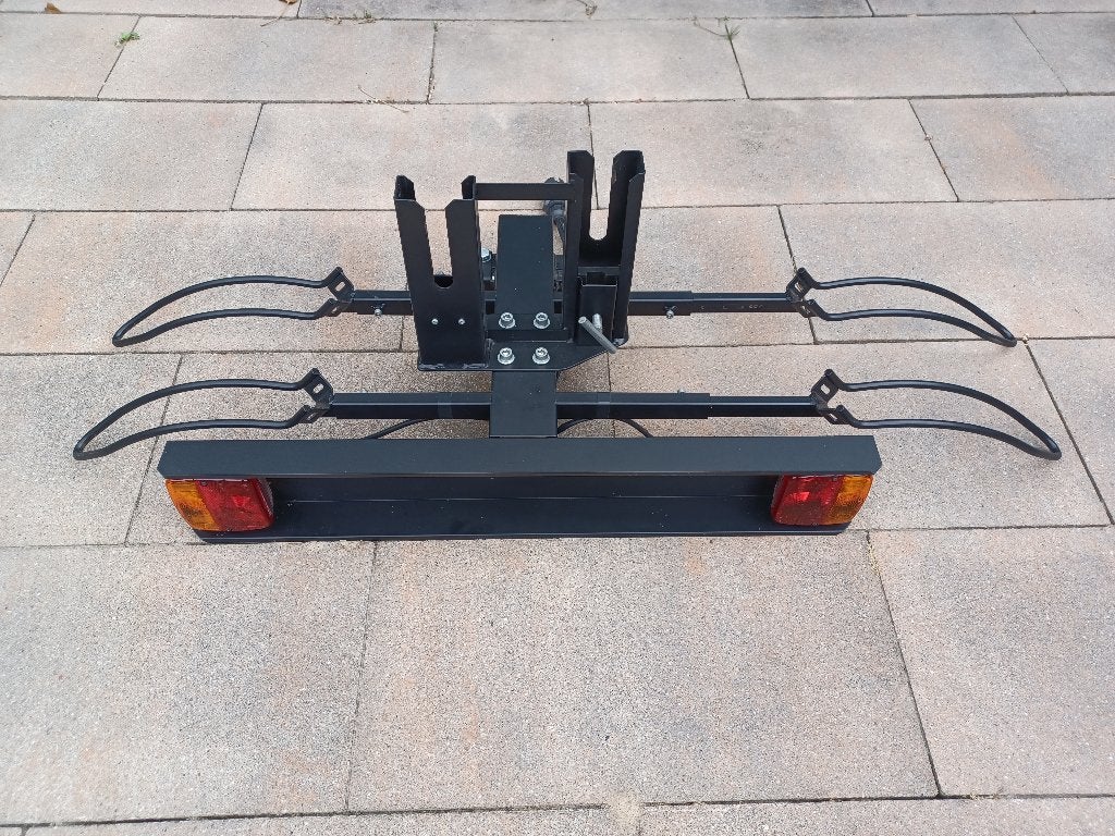 Zwarte fietsendrager, Auto diversen, Fietsendragers, Ophalen, 2 fietsen, Gebruikt, Trekhaakdrager