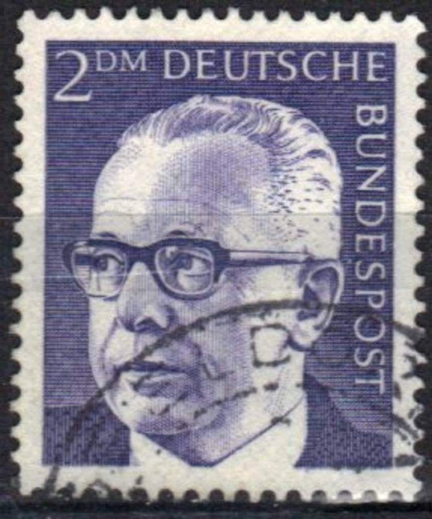 Duitsland Bundespost 1970-1972 - Yvert 517 - Heinemann (ST), Verzenden, BRD, Gestempeld