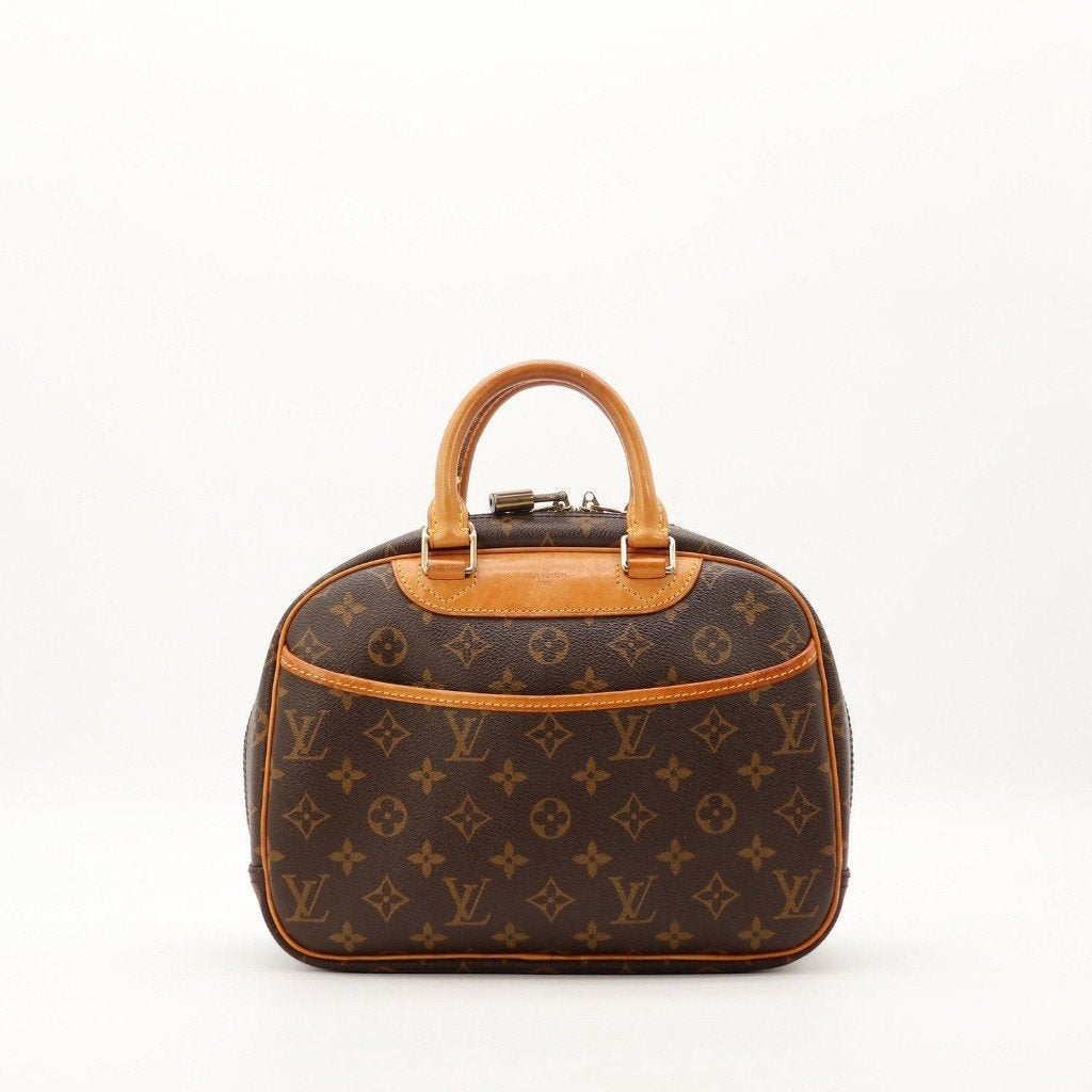 Louis Vuitton Trouville 28x22x12 cm handtas, Verzenden, Gebruikt, Bruin, Handtas