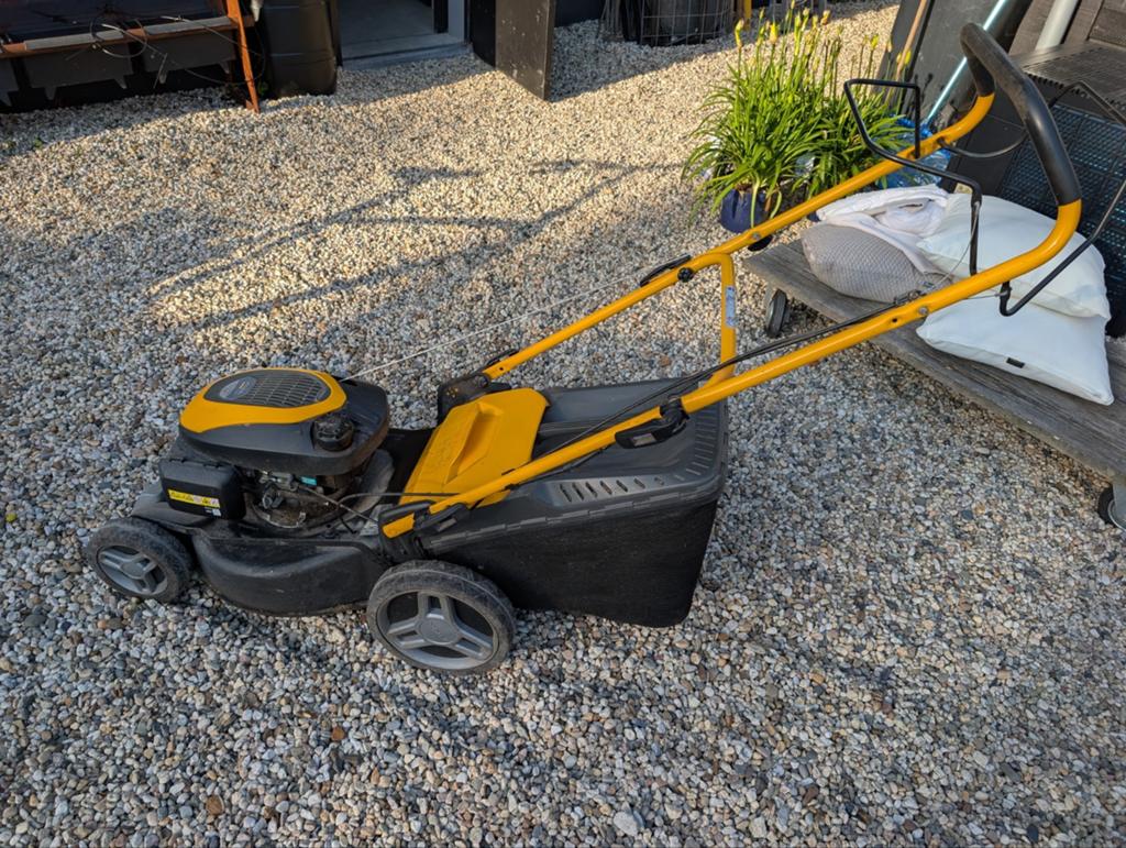 Grasmaaier 4-in-1 Stiga combi 48 SQ H benzine Honda motor, Ophalen, Gebruikt