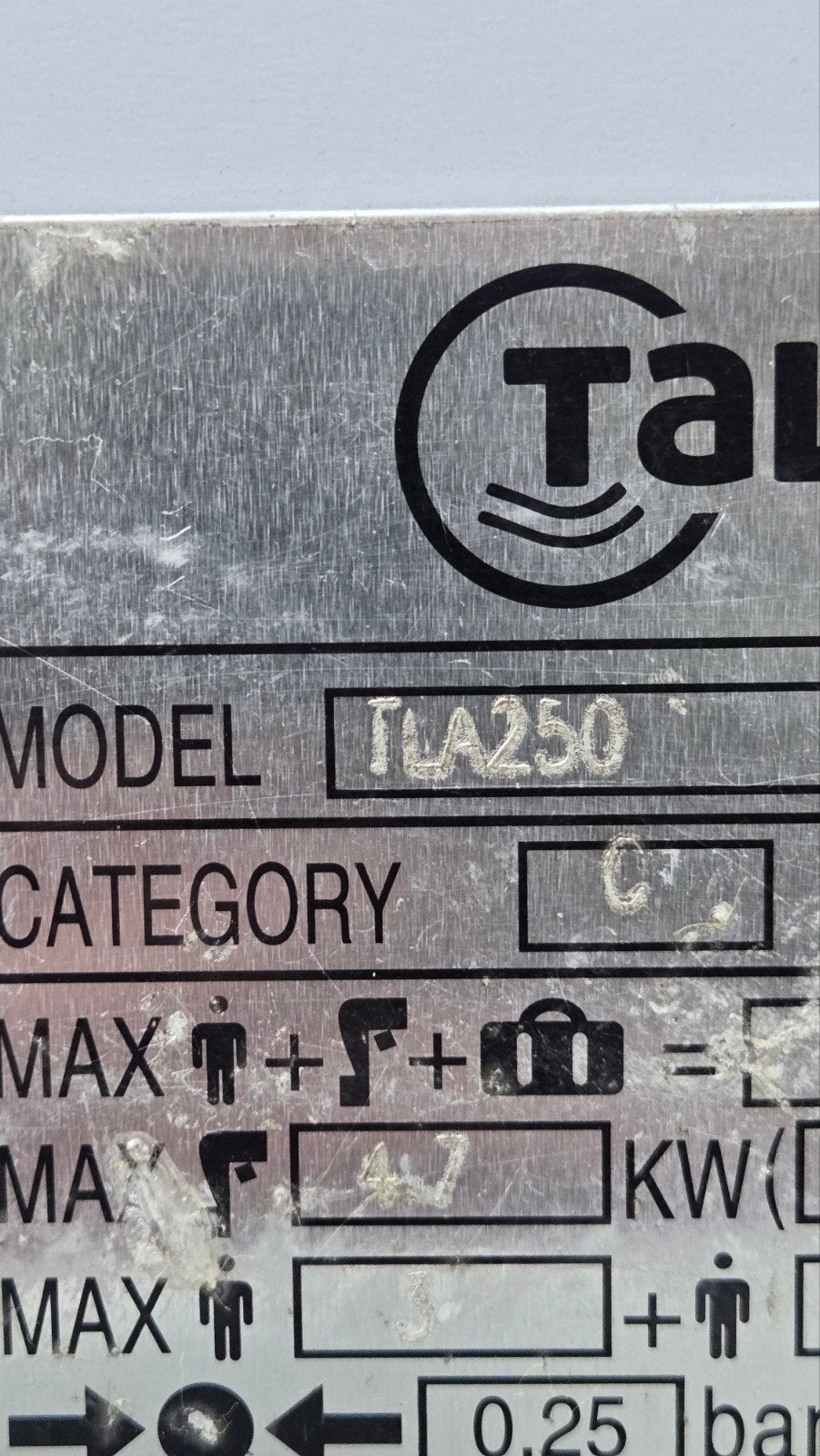 talamex TLA 250 comfortline geheel compleet zie fotio's, Ophalen of Verzenden