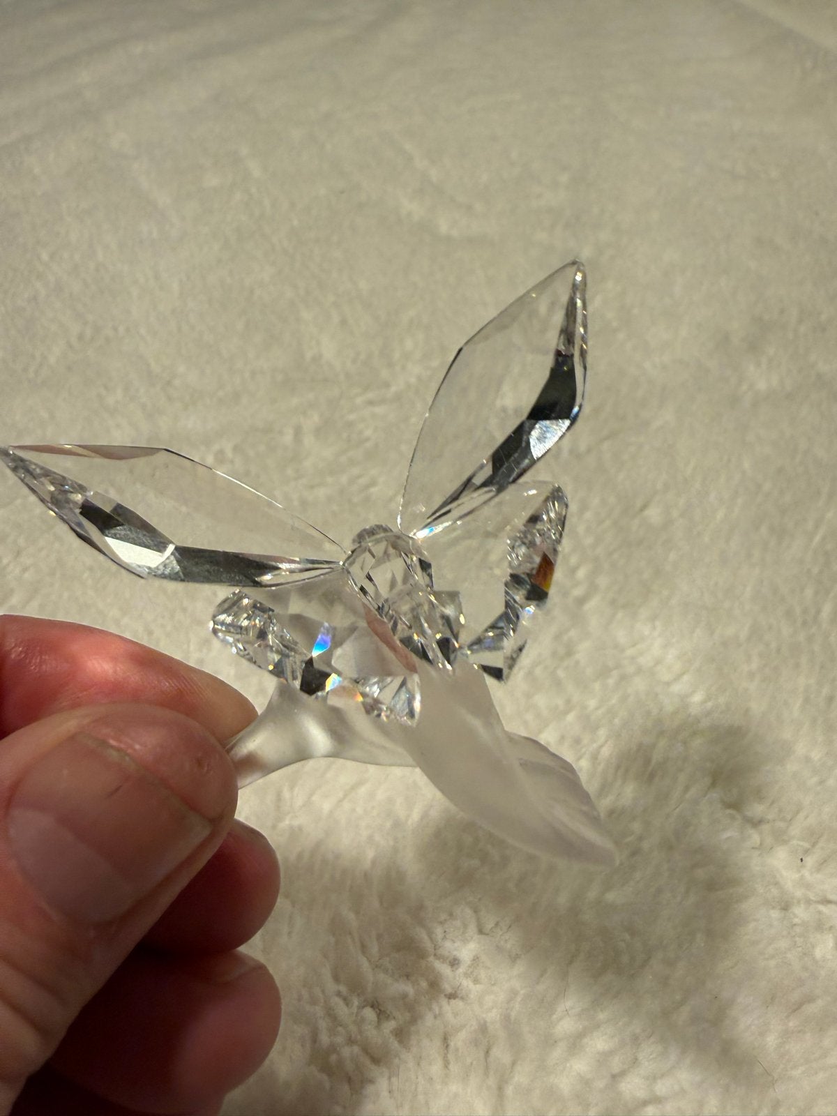 Swarovski vlinder kristal figuur, Verzamelen, Swarovski, Ophalen of Verzenden, Zo goed als nieuw, Figuurtje