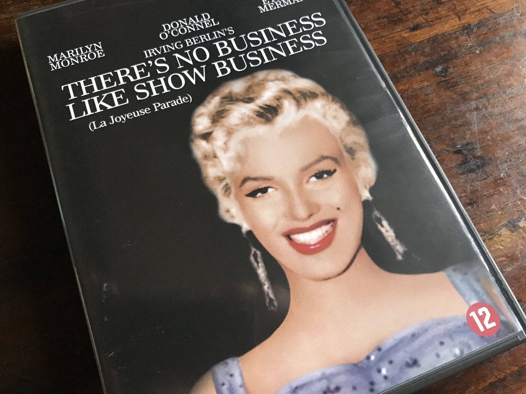 THERE'S NO BUSINESS LIKE SHOW BUSINESS - Marilyn Monroe DVD, Alle leeftijden, Overige genres, Ophalen of Verzenden, Zo goed als nieuw