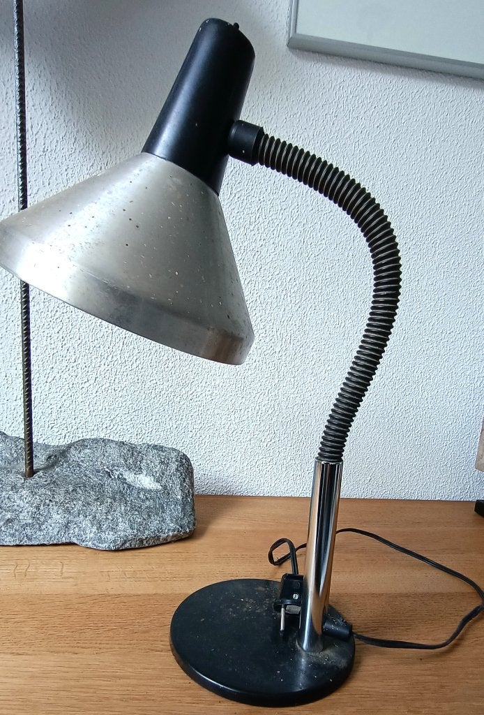Hala Zeist  bureaulamp  - Ontwerp van H.Busquet jaren 60, Ophalen, Gebruikt, Overige materialen