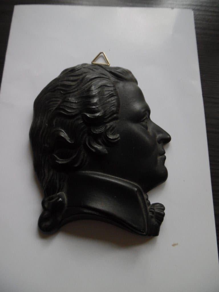 zwarte silhouet hanger Mozart jaren 50-60, Ophalen of Verzenden