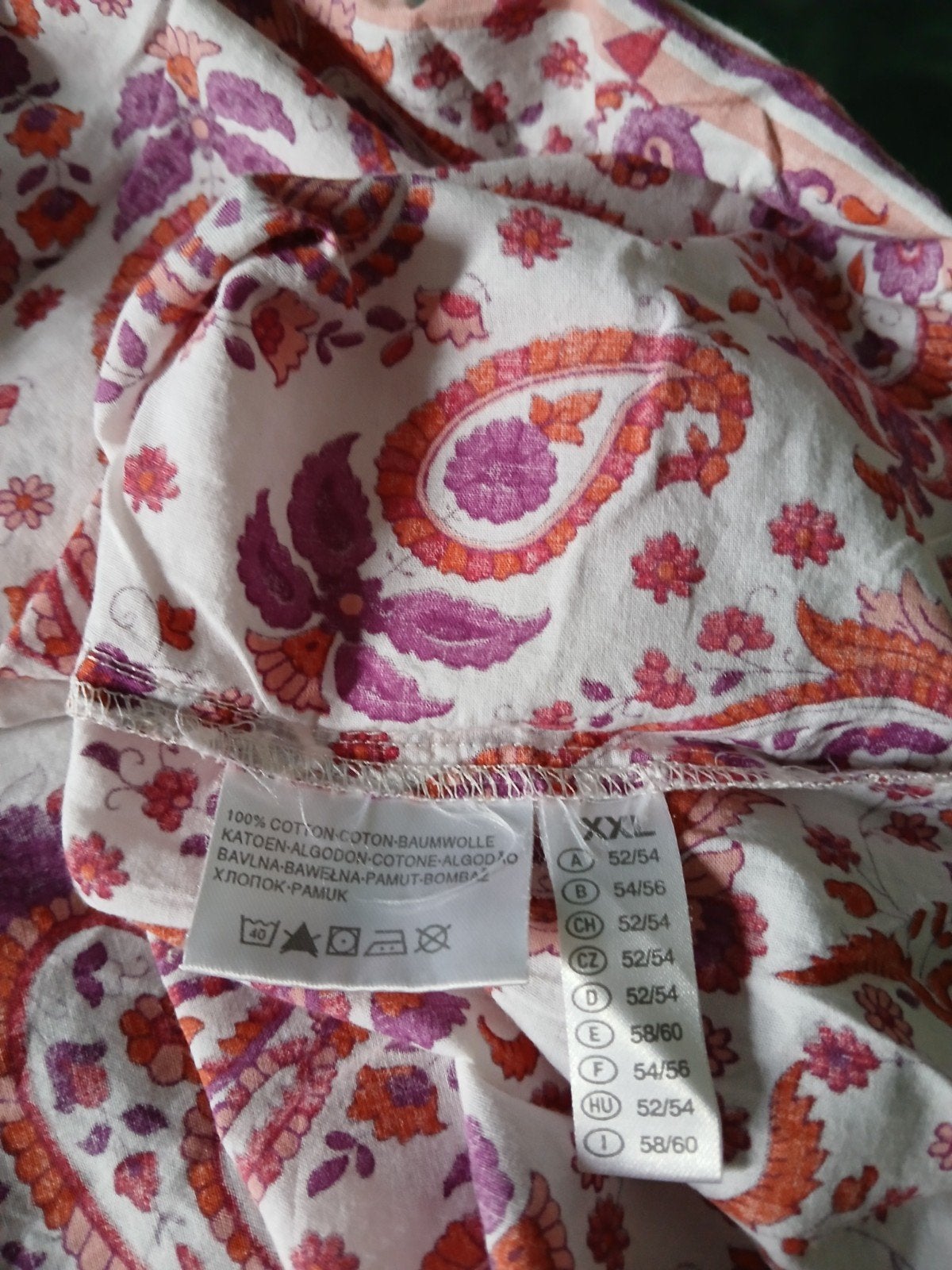 Rode tuniek met bloemen. Maat 3 XL., Ophalen of Verzenden, Zo goed als nieuw, Rood, Blouse of Tuniek