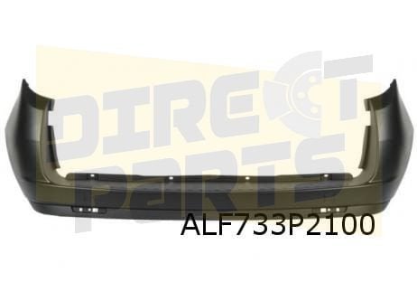 Fiat Doblo III (1/10-1/15) achterbumper (zwart) (bij achterd, -, Verzenden, -, Nieuw