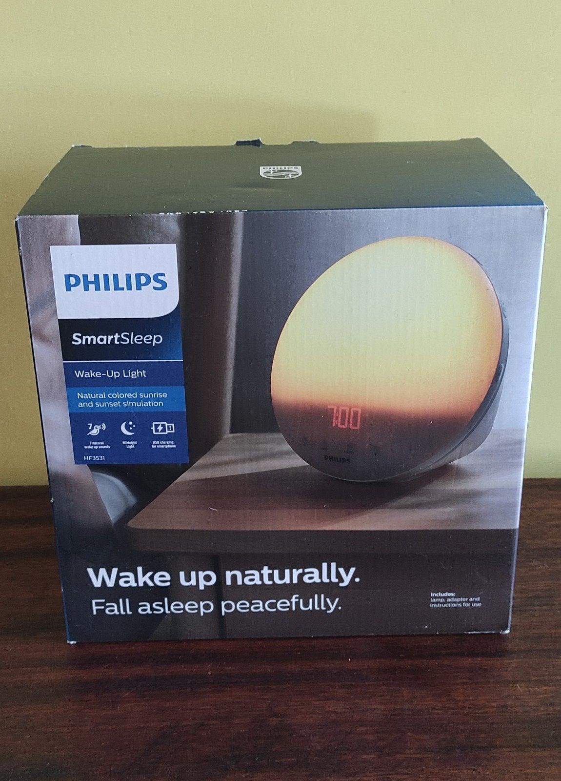 Philips SmartSleep wake-up licht
HF3531, nieuw, wake-up/lamp, Led-lamp, Minder dan 30 watt, Nieuw, E27 (groot)