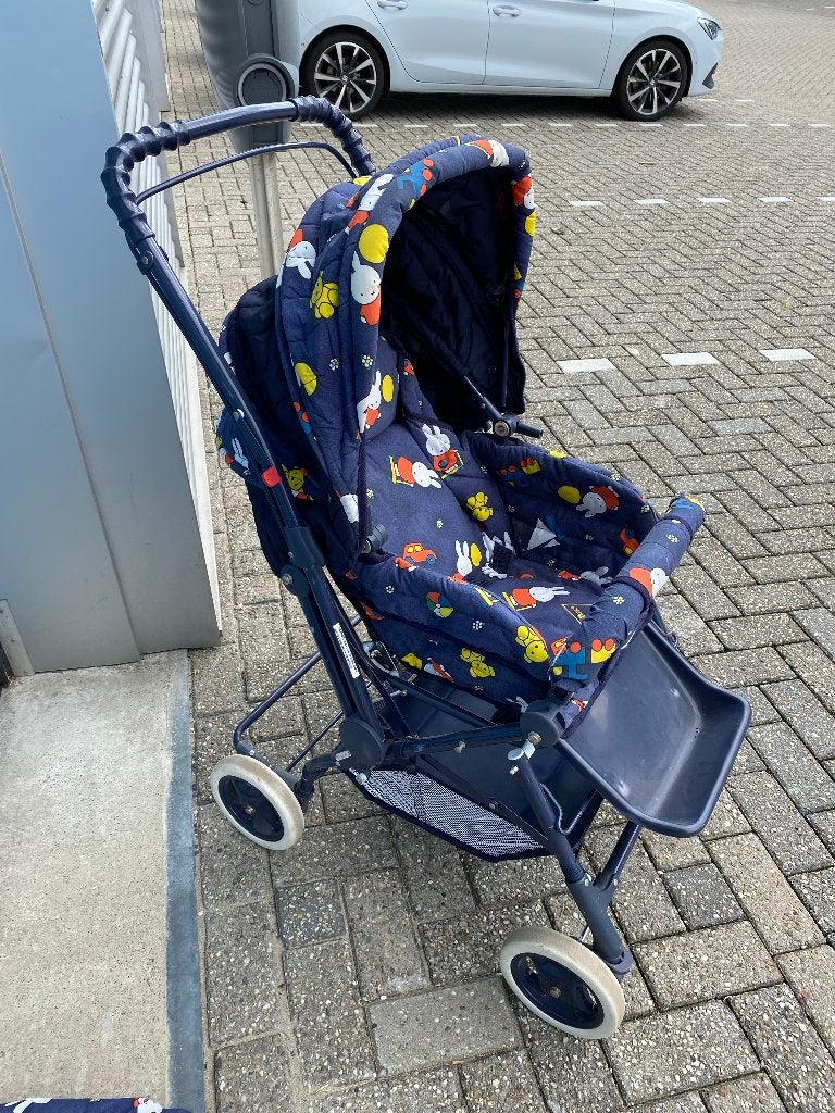 Buggy Kinderwagen Nijntje Luxe Veel Extra's ZGAN, Verstelbare rugleuning, Zo goed als nieuw, Dick Bruna, Ophalen