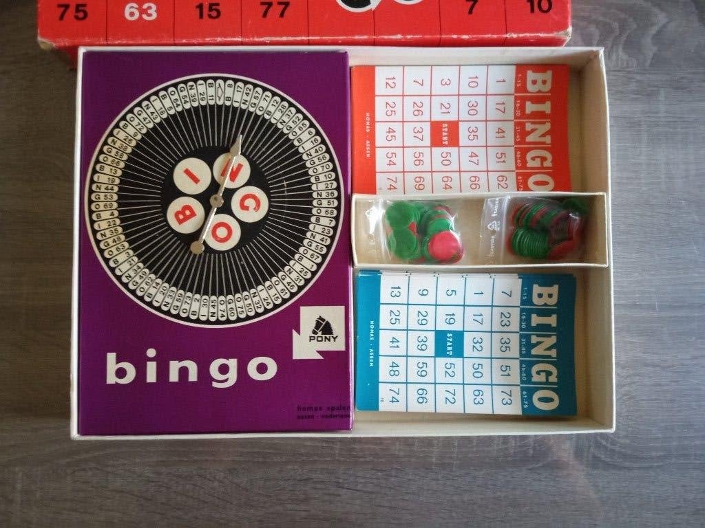 Homas Amerikaanse bingo, Hobby en Vrije tijd, Gezelschapsspellen | Bordspellen, Vijf spelers of meer, Ophalen of Verzenden, Gebruikt