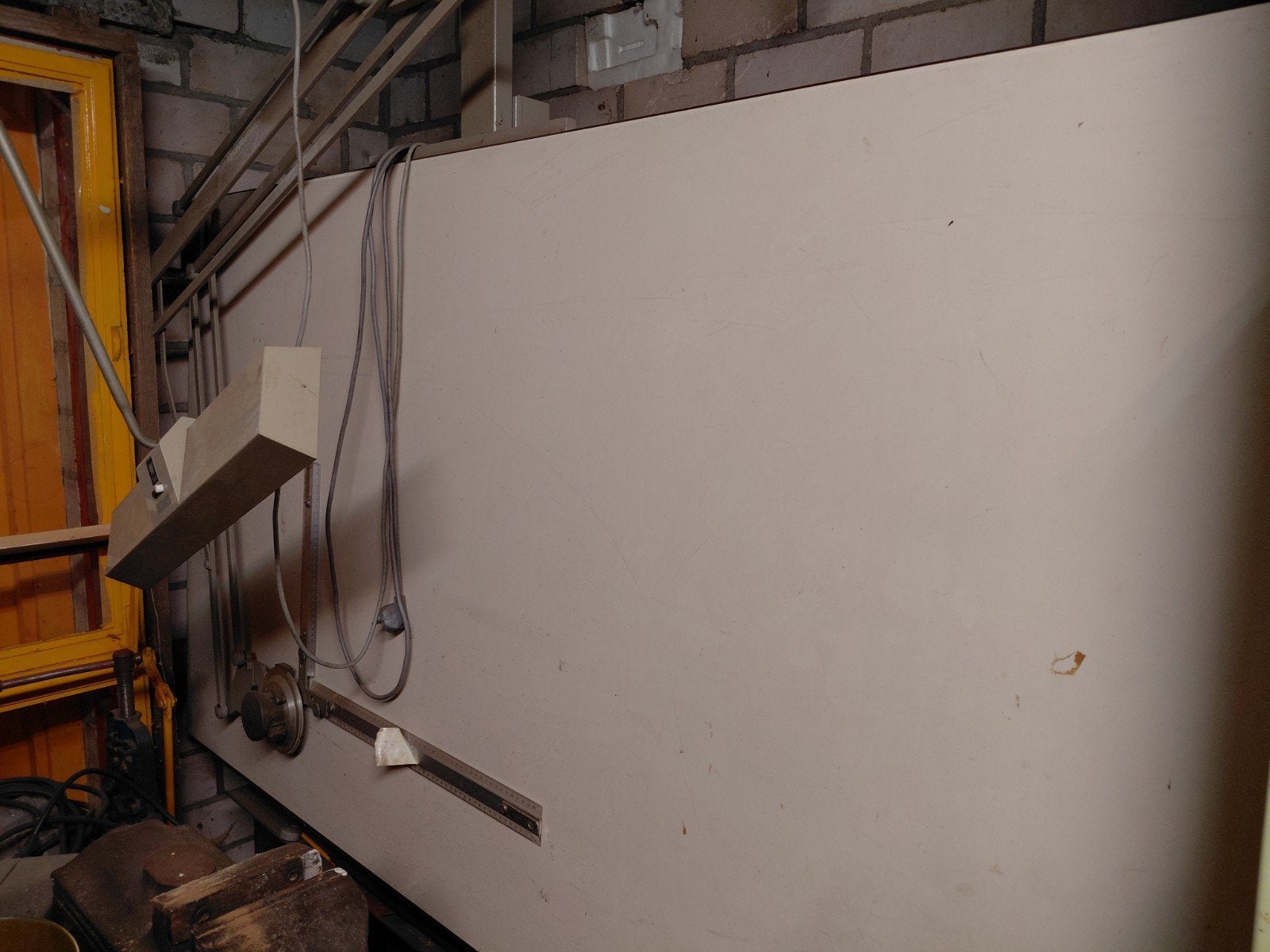 Grote tekentafel met verlichting, Ophalen, Gebruikt, 170 cm of meer, Verlichting