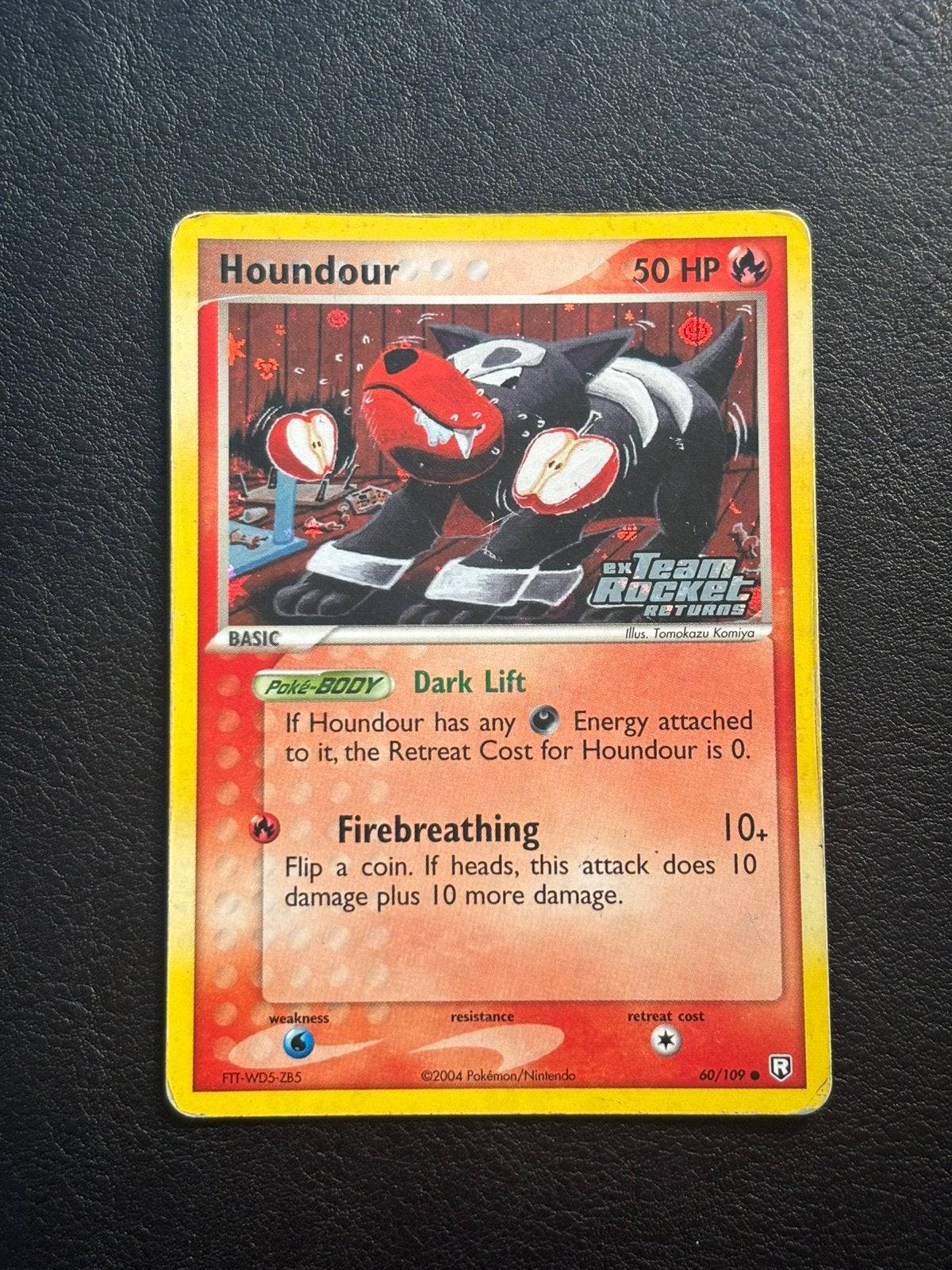 Houndour reverse holo - Team Rocket Returns 60/109 (LP), Ophalen of Verzenden, Zo goed als nieuw
