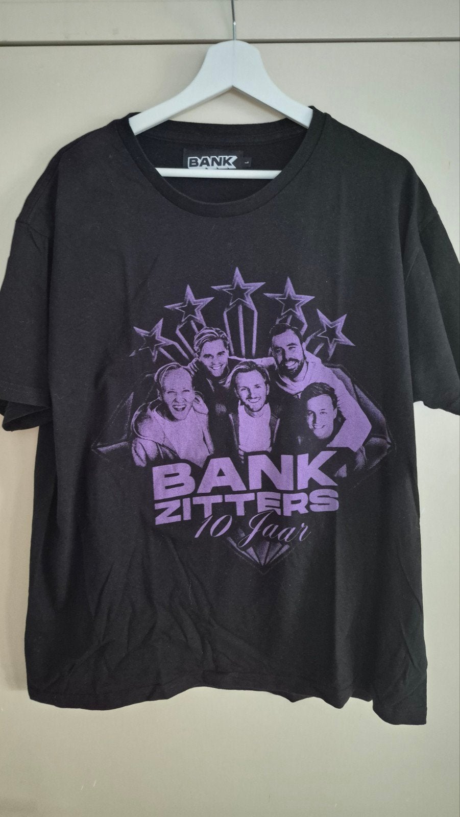 Bankzitters 10 Jaar Speciale Editie Shirt Ziggo Dome L, Kleding | Heren, T-shirts, Maat 52/54 (L), Bankzitters, Zwart, Ophalen of Verzenden