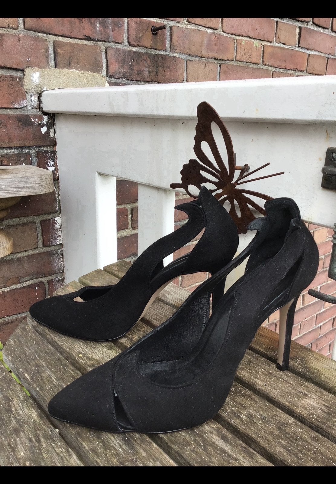Zwarte pumps met killer heels. Maat 39. Stiletto hak. Nieuw., Ophalen of Verzenden, Zo goed als nieuw, Zwart