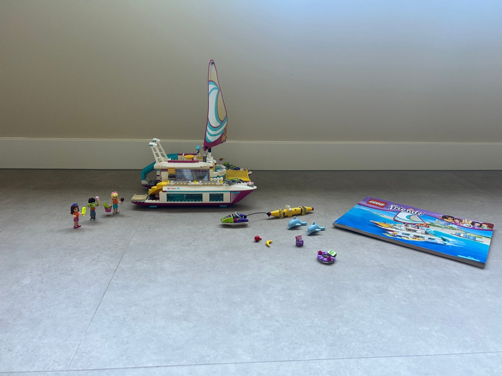 Helemaal complete lego friends Catamaran set!, Ophalen of Verzenden, Zo goed als nieuw