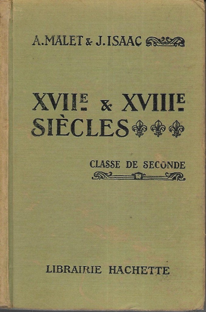 XVIIème & XVIIIème siècles classe de seconde, Ophalen of Verzenden