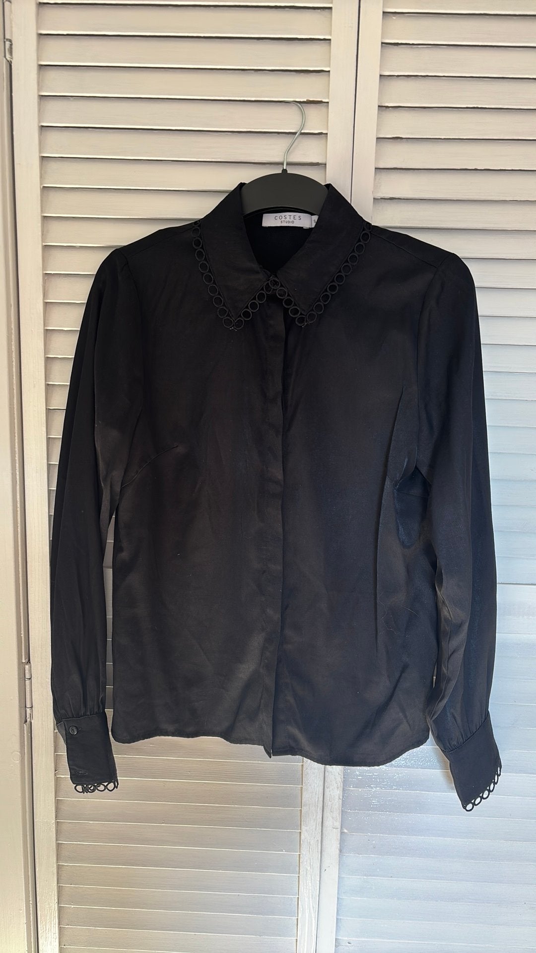 Costes blouse zwart maat S, Ophalen of Verzenden, Zo goed als nieuw, Maat 38/40 (M), Zwart