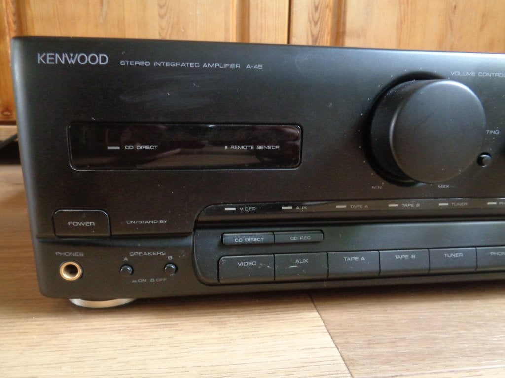 Kenwood Versterker Amplifier Stereo A-45, Audio, Tv en Foto, Versterkers en Receivers, Zo goed als nieuw, 120 watt of meer, Stereo