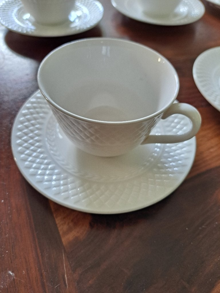 Spode Mansard 8 theekoppen en schoteltjes, Overige merken, Vintage, Ophalen of Verzenden, Zo goed als nieuw