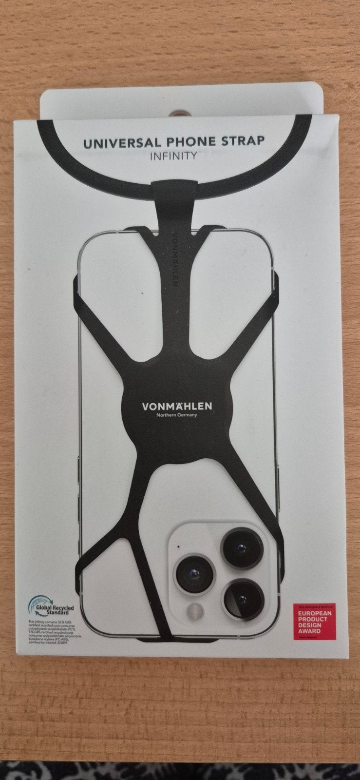 Infinity Universele Telefoonriem - Zwart, Ophalen of Verzenden, Nieuw, Hoesje of Tasje