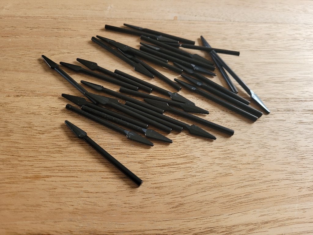 Partij N778=30x zwarte Lego ridder pijlen Nieuw, Lego, Lego, Lego, Nieuw