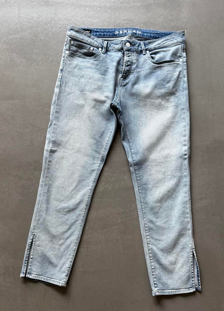 Denham 7/8 jeans/spijkerbroek Liz Ankle straight fit W32 L28, Ophalen of Verzenden, Gedragen, Blauw, W30 - W32 (confectie 38/40)