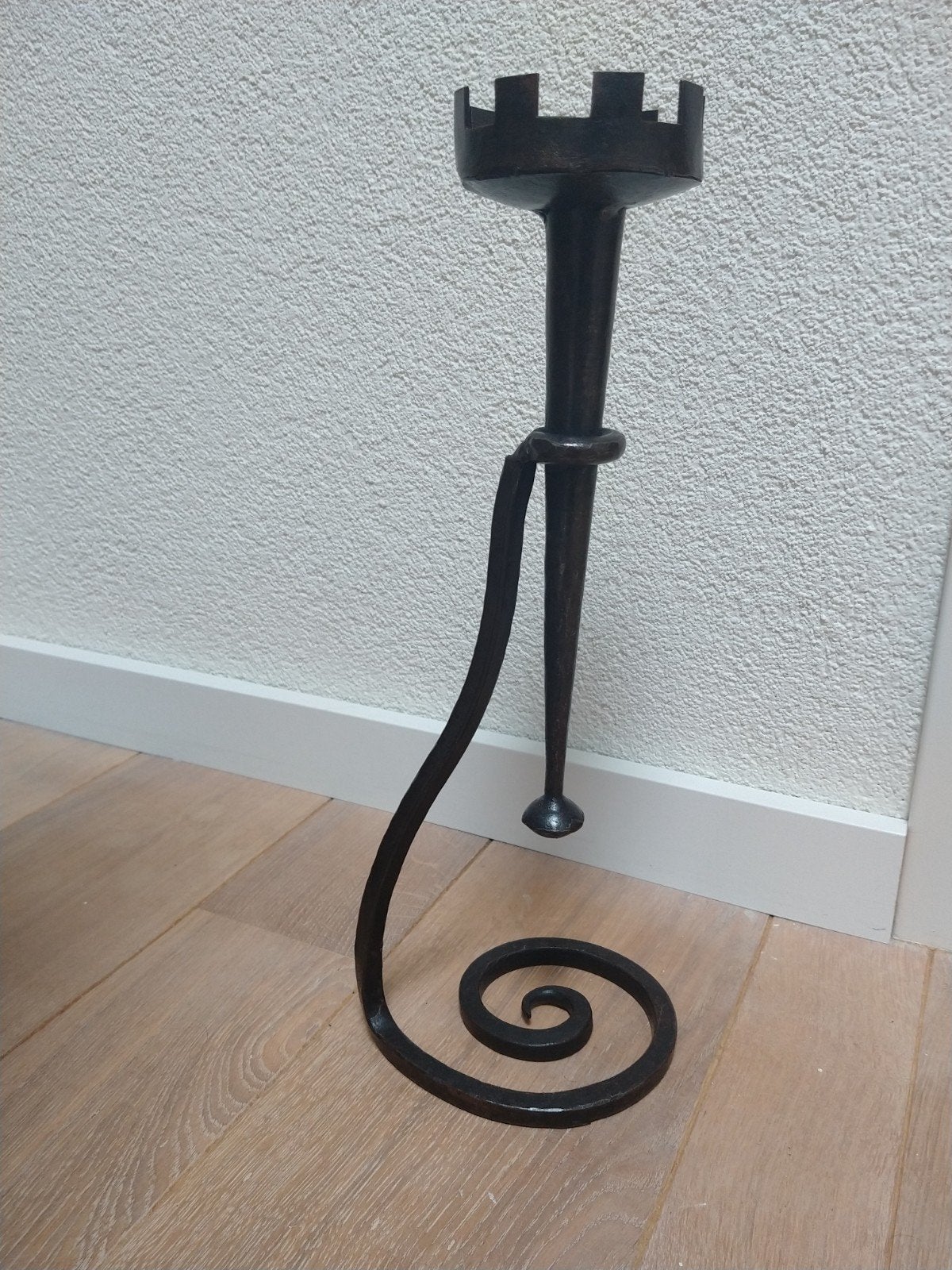 Kandelaar te koop!, Ophalen of Verzenden, Metaal, 25 tot 50 cm
