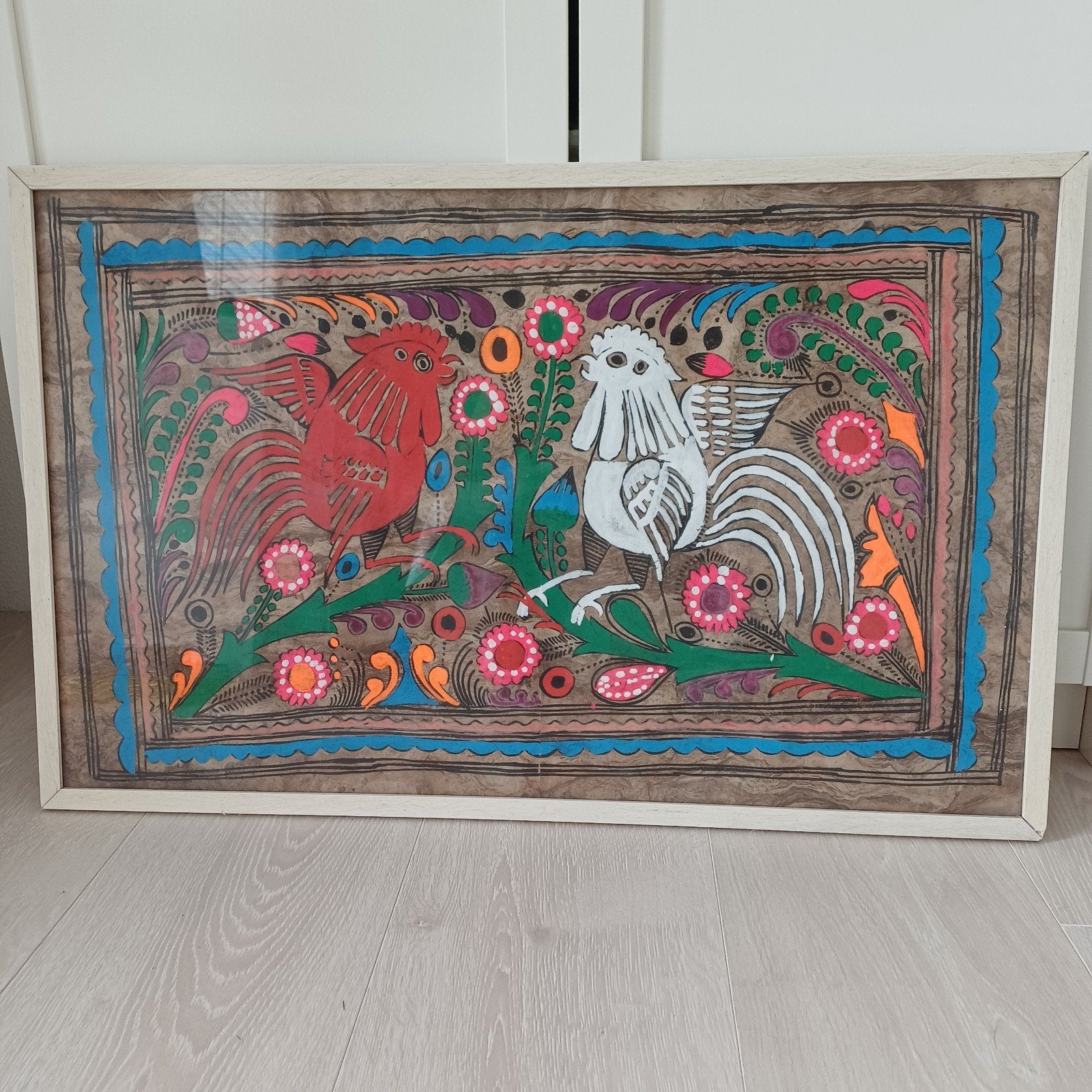 vintage mexicaanse volkskunst, Ophalen