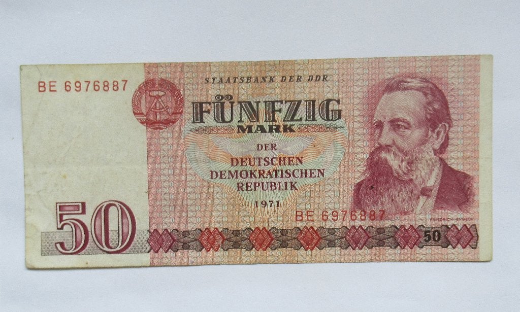 DDR  50 Mark 1971, Postzegels en Munten, Verzenden, Duitsland